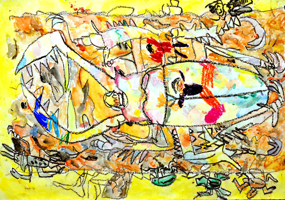 ノコギリクワガタとあそぼんだよ