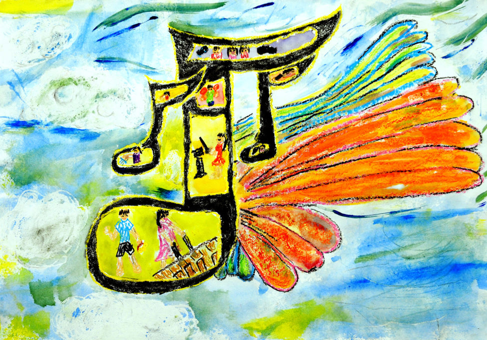 音ぷといっしょに空の旅