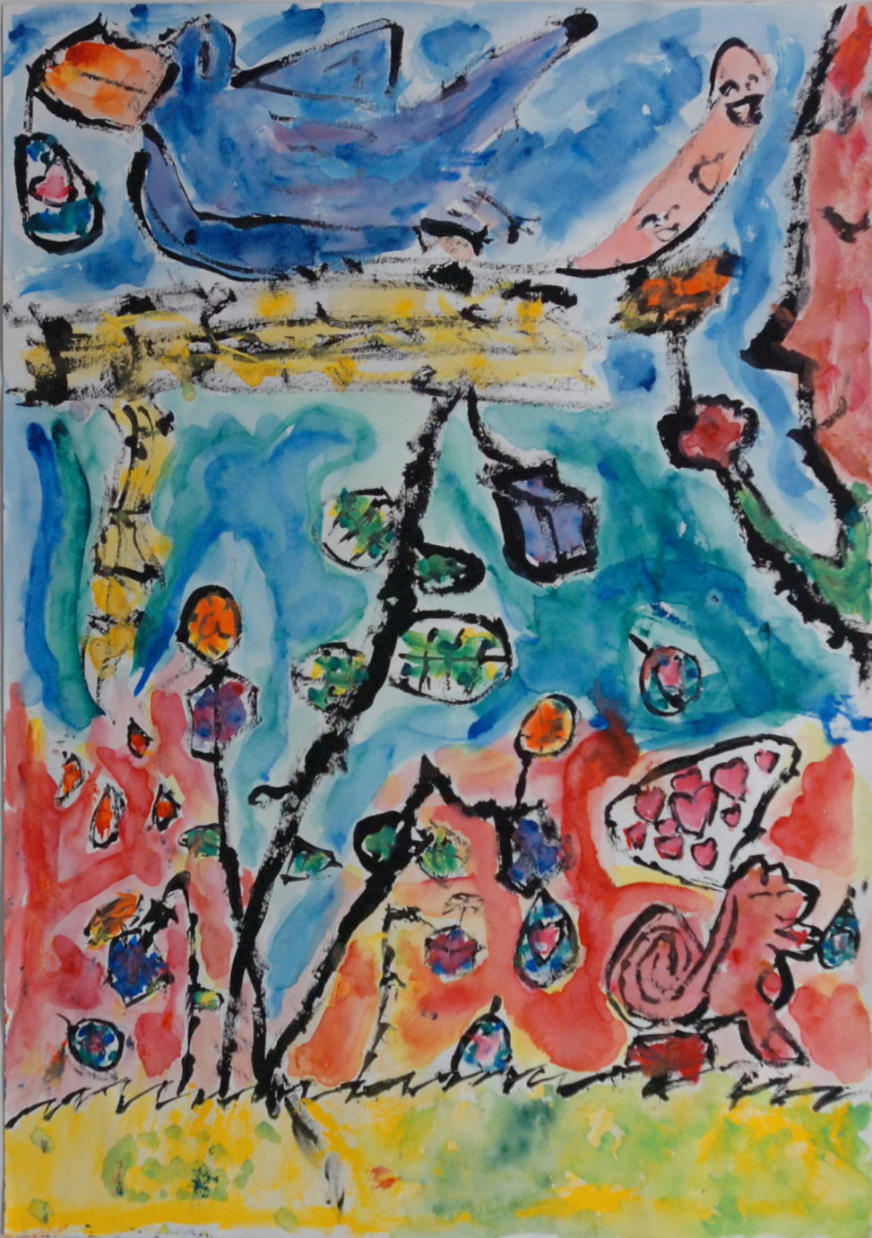 幸せを運ぶ小鳥