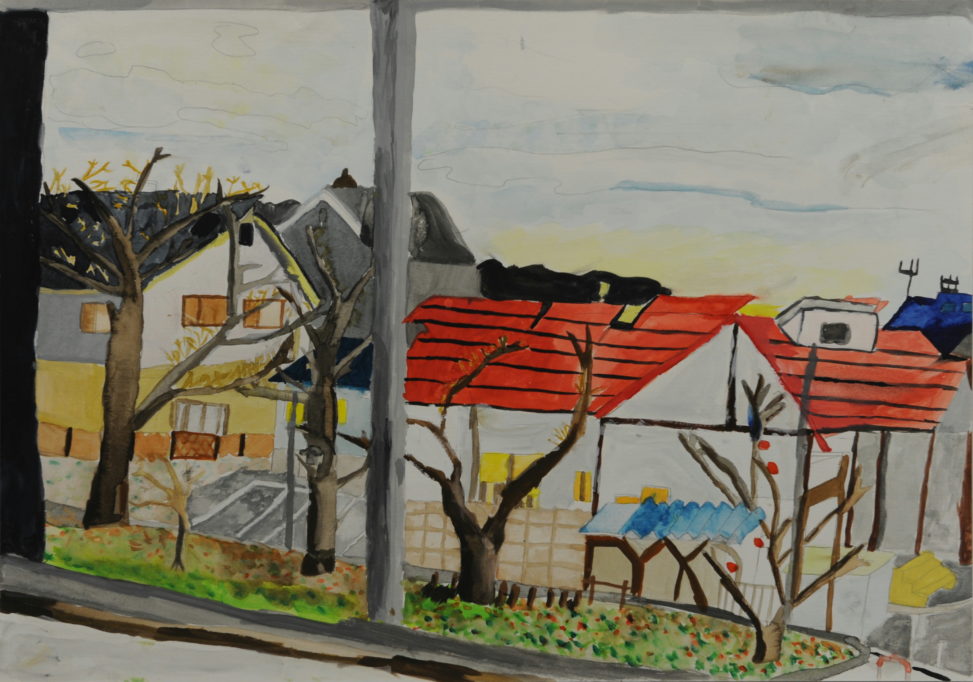 窓から見える風景