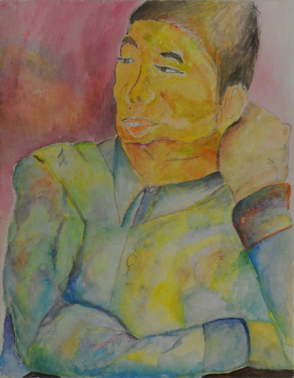 笑っている友達