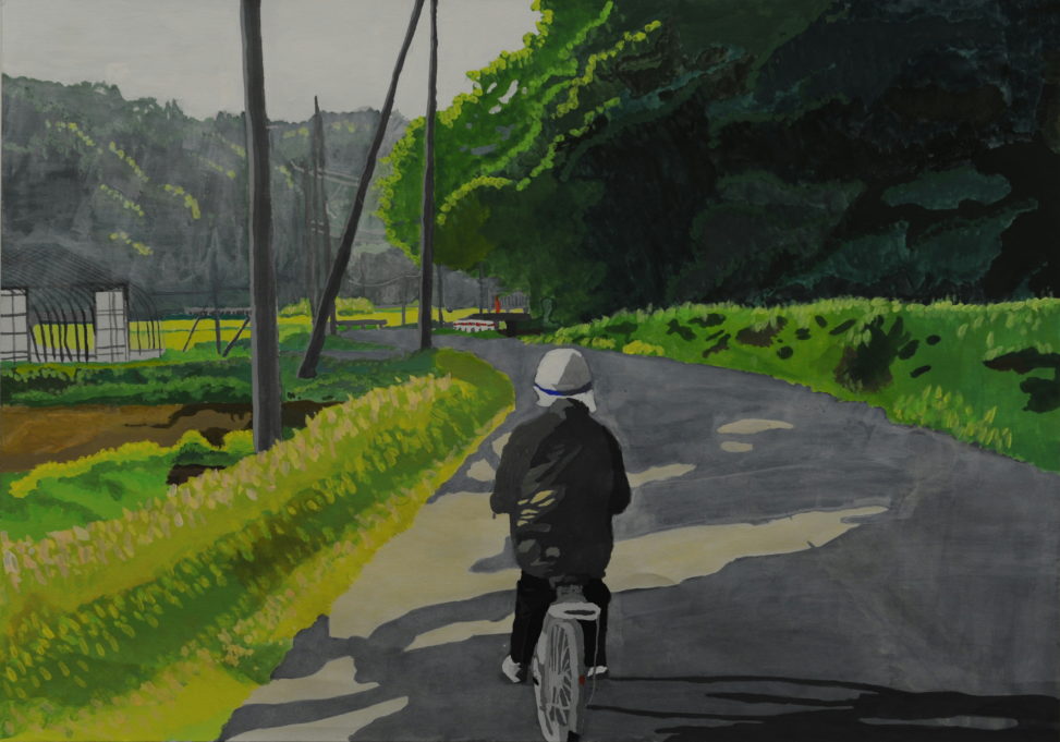 兄の背中を見ながら