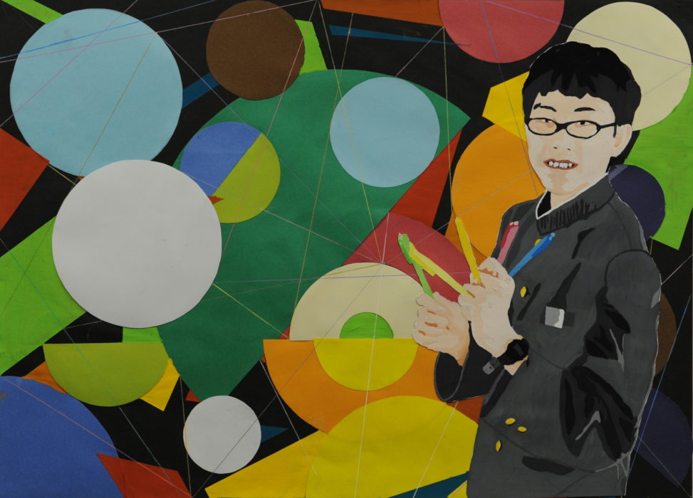 線と図形のコラボレーション