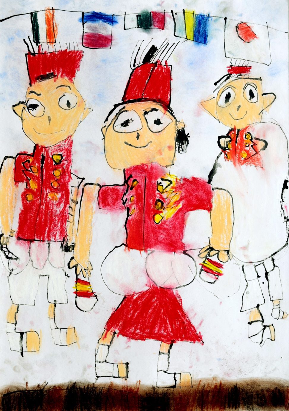 マーチングがんばったよ