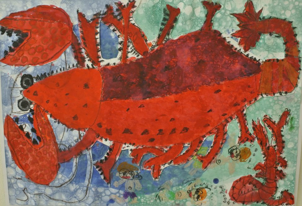 大きなザリガニ