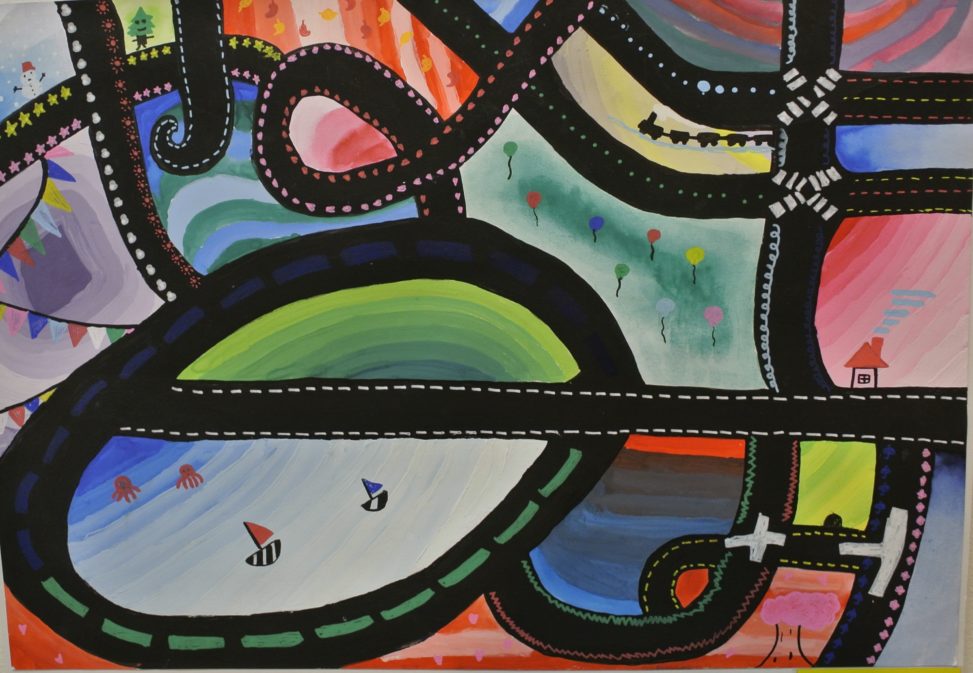 色どり豊かなえみロード