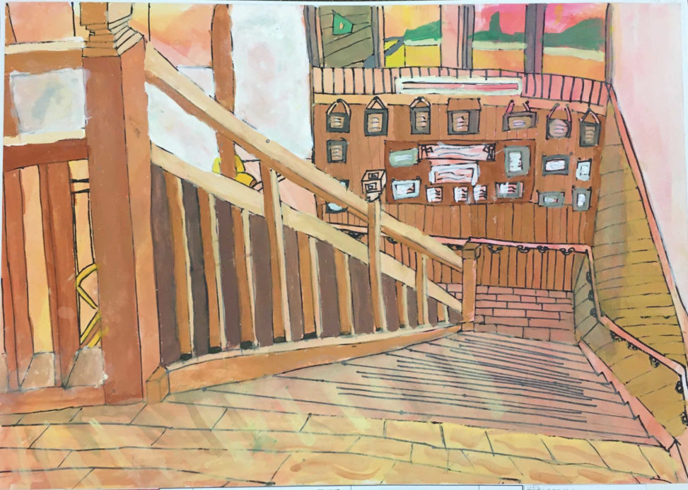 光に輝く栄光の場所