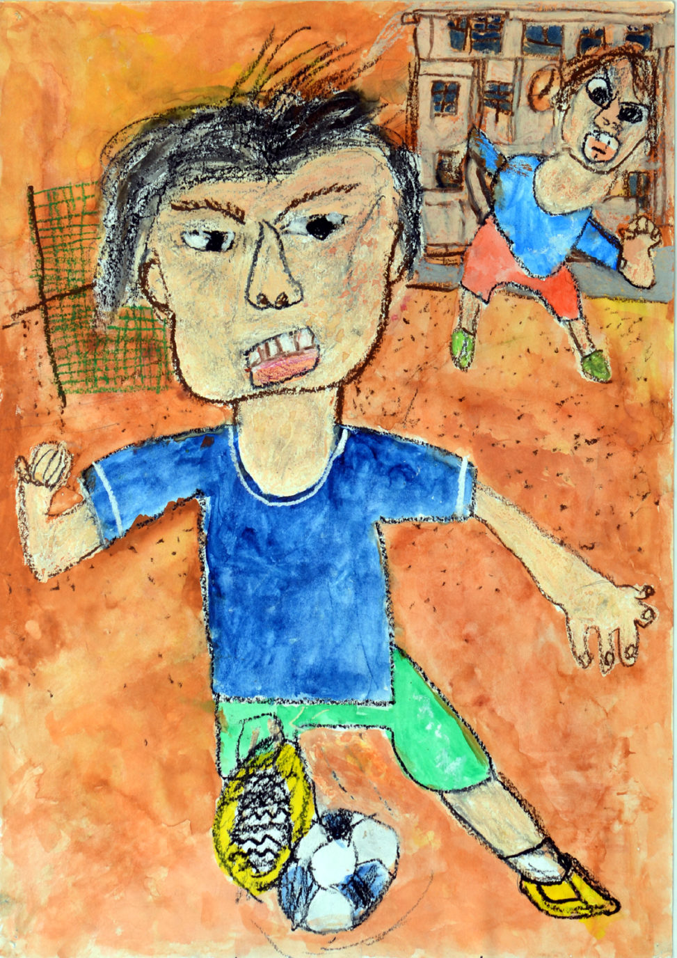 行くぞ、シュートだ！